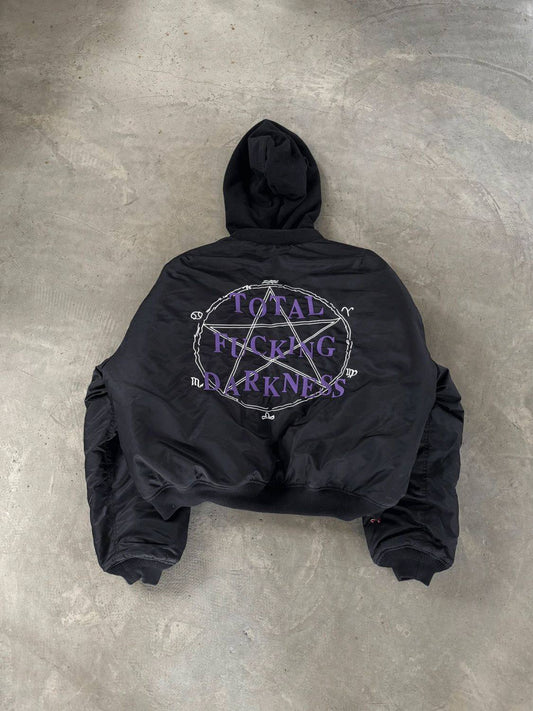 VETEMENTS CROPPED BOMBER JACKET