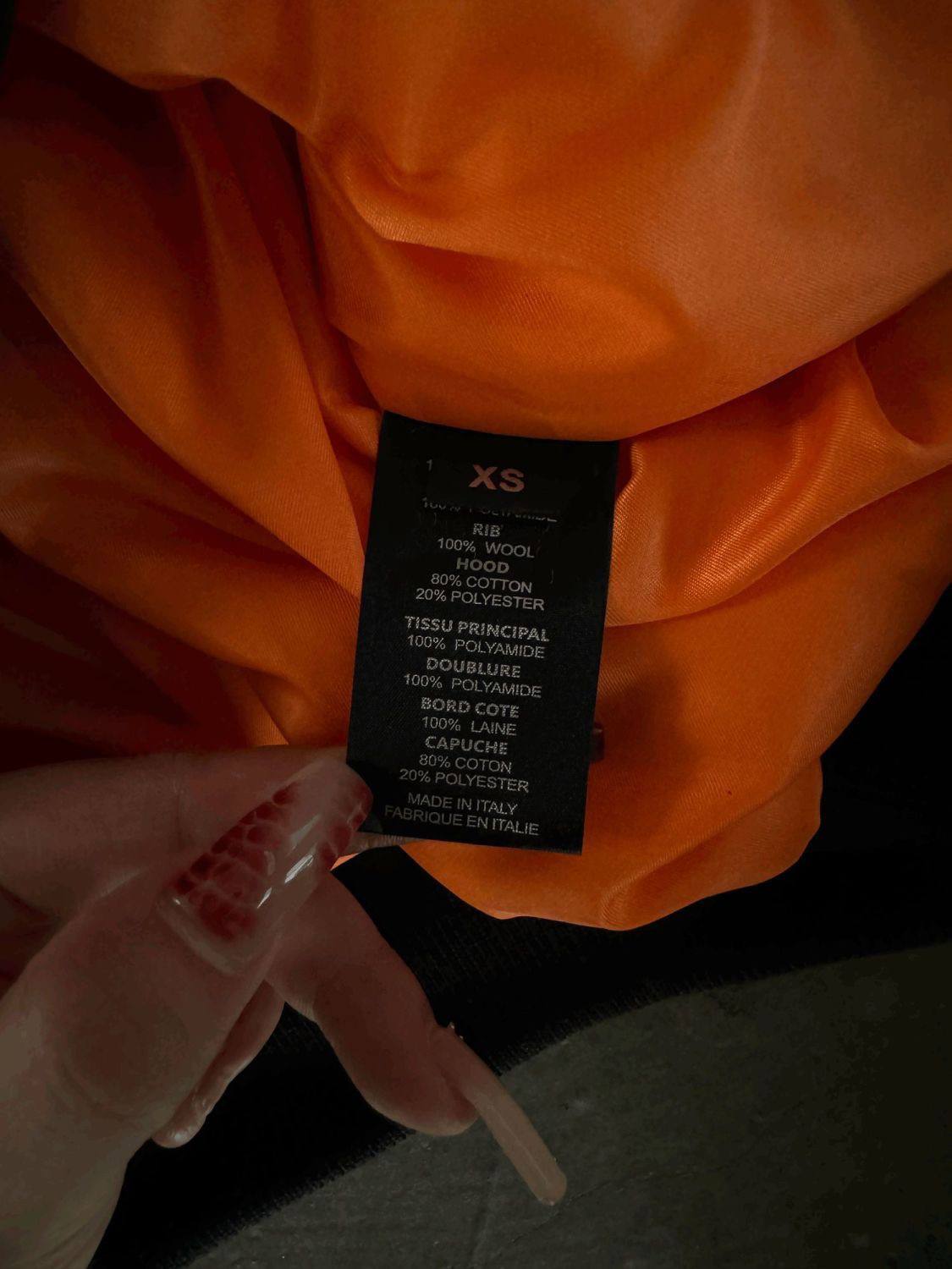 VETEMENTS CROPPED BOMBER JACKET