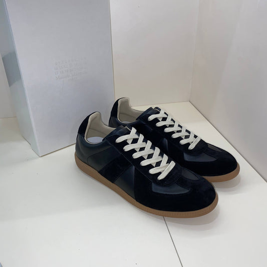 MAISON MARGIELA REPLICA BLACK SNEAKERS