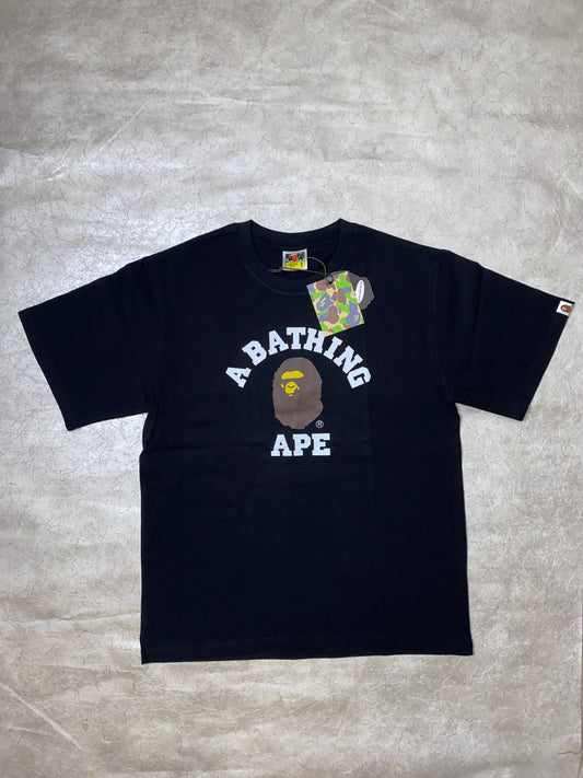 BAPE A BATHING APE BLACK T-SHIRT