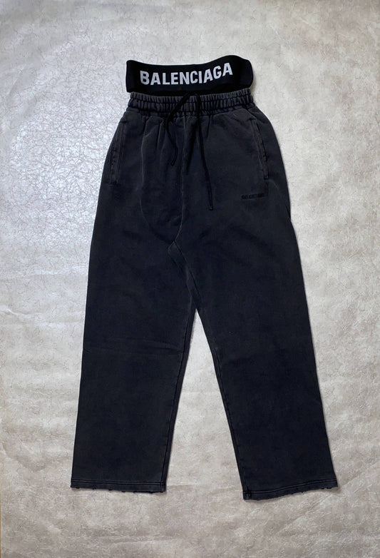 BALENCIAGA BOXER SWEATPANTS BLACK