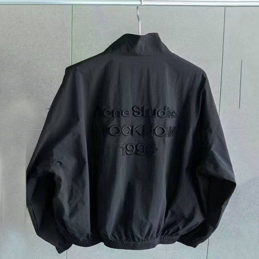 ACNE STUDIOS LOGO ZIPPER JACKET
