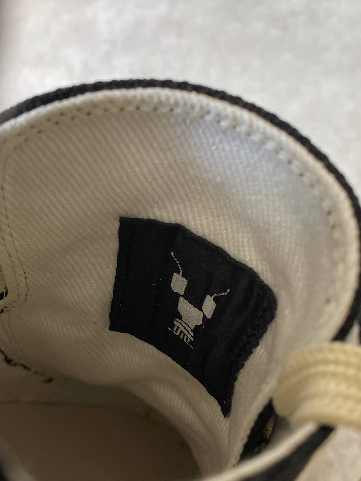 RICK OWENS DRKSHDW DENIM LOW SNEAKERS