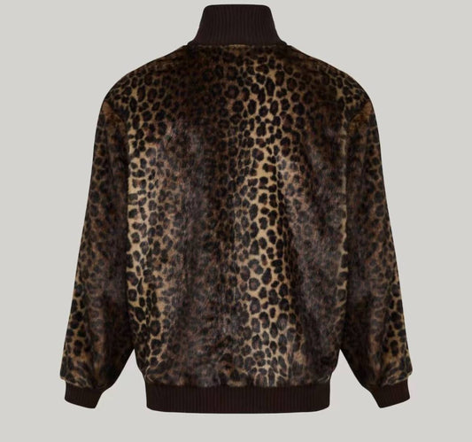 ADIDAS TRACK TOP LEOPARD JACKET