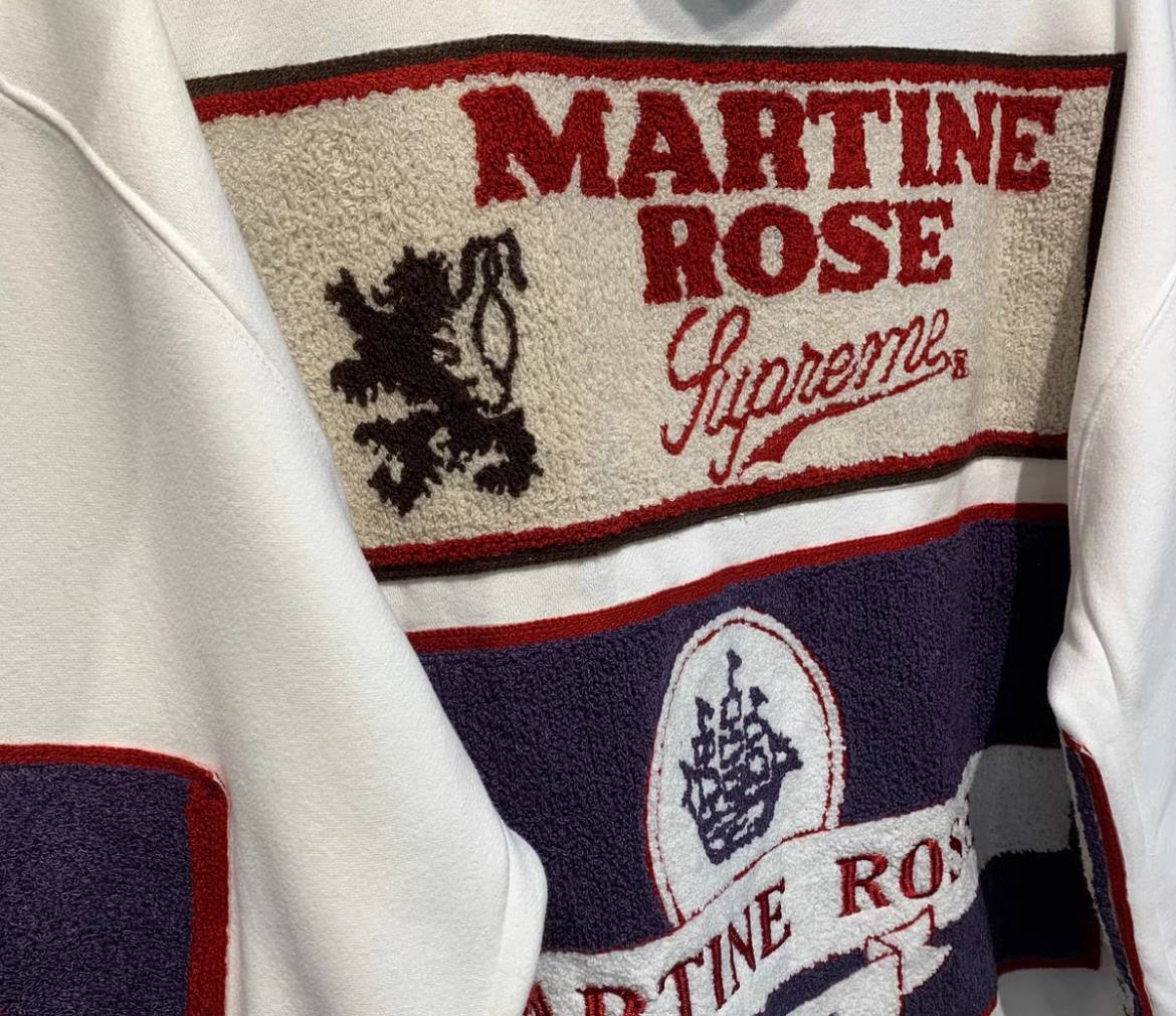 SUPREME MARTIN ROSE TOWEL ZIP HOODIE