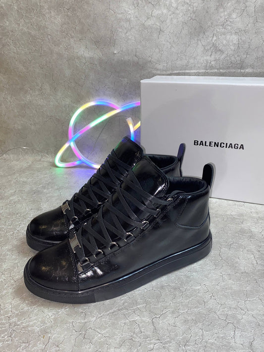 BALENCIAGA ARENA BLACK HIGH SNEAKERS