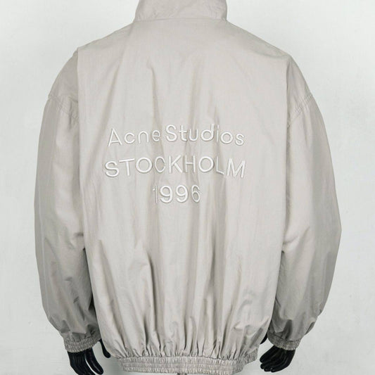 ACNE STUDIOS STOCKHOLM 1996 LOGO ZIPPER JACKET BLACK