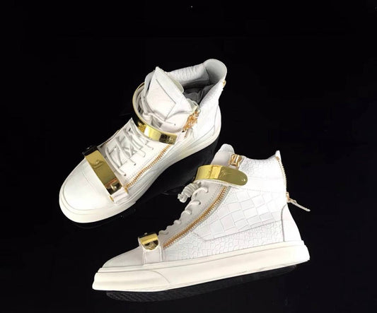 GIUSEPPE ZANOTTI WHITE SNEAKERS