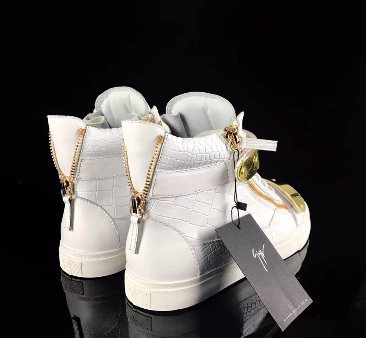 GIUSEPPE ZANOTTI WHITE SNEAKERS