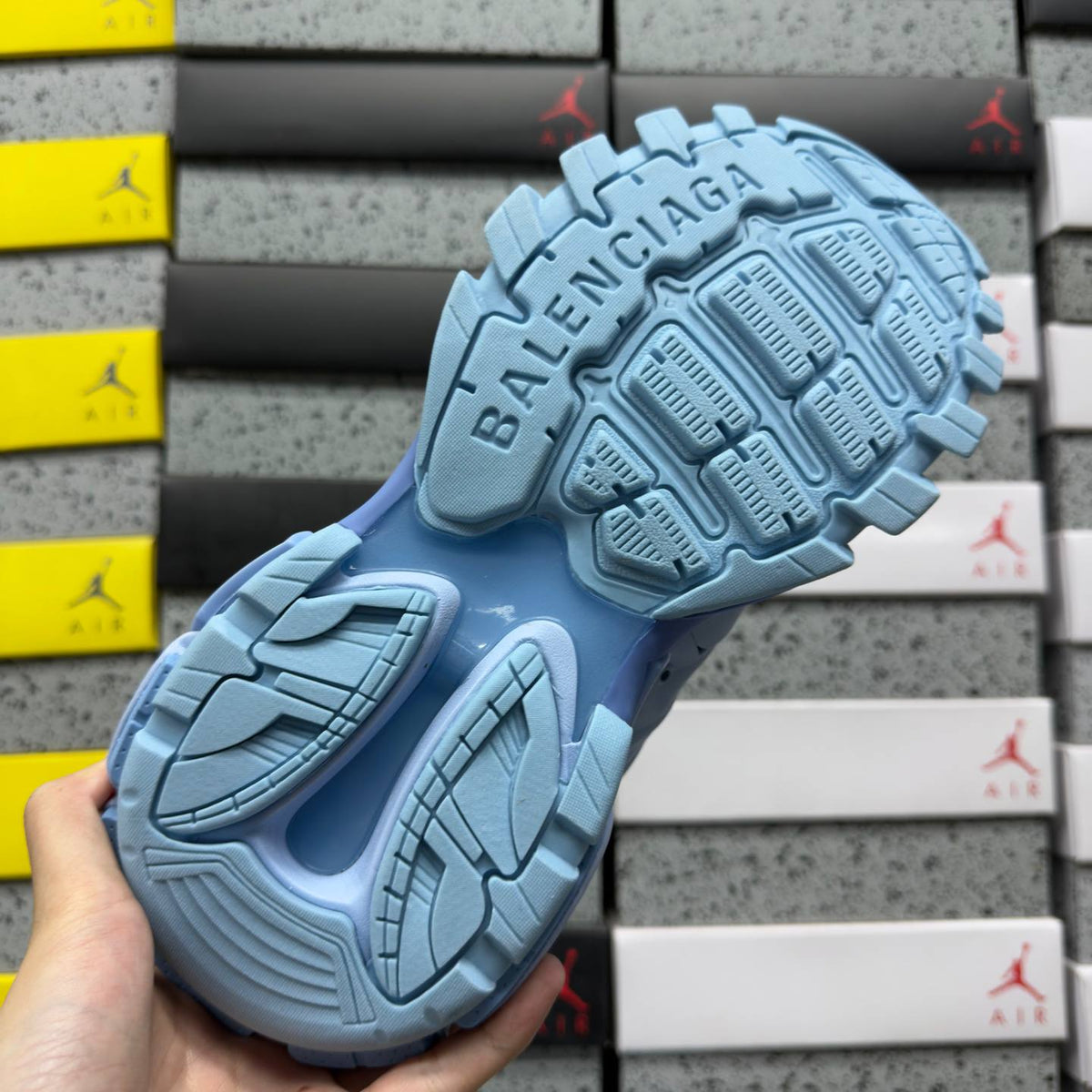 BALENCIAGA TRACK 1.0 BLUE SNEAKERS