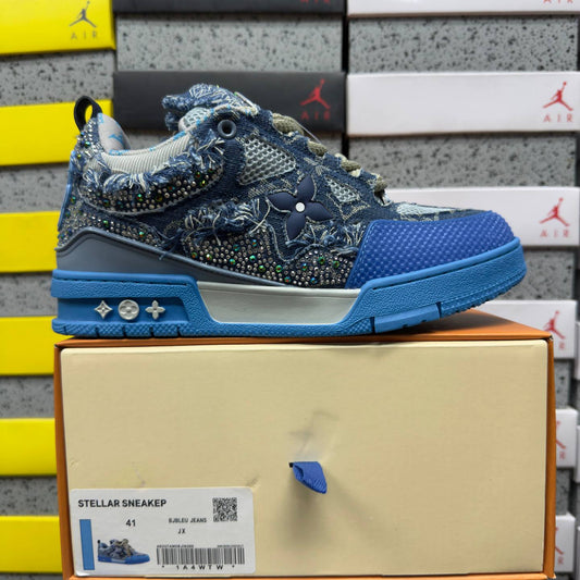 LOUIS VUITTON SKATE BLUE SNEAKERS