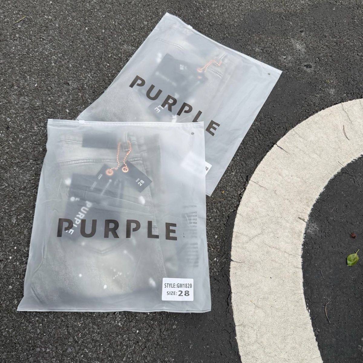 PURPULE BRAND GREY JEANS
