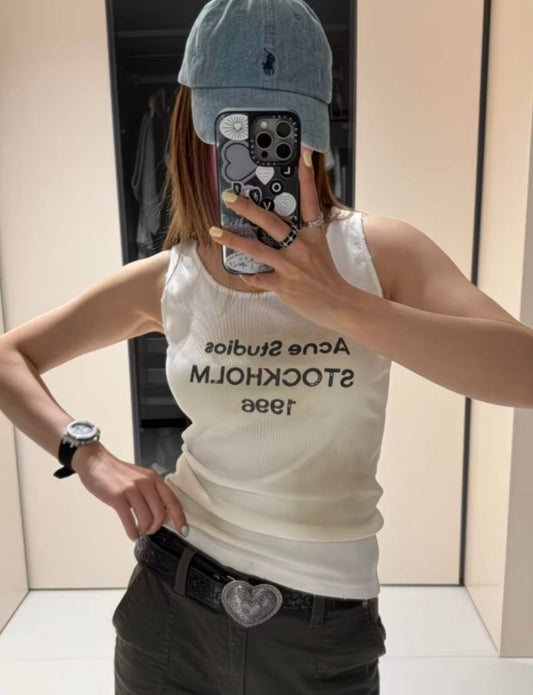 ACNE STUDIOS sleeveless T-shirt