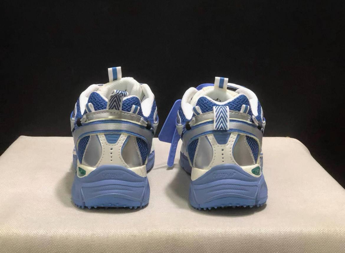 OFF WHITE BE RIGHT BACK BLUE SNEAKERS