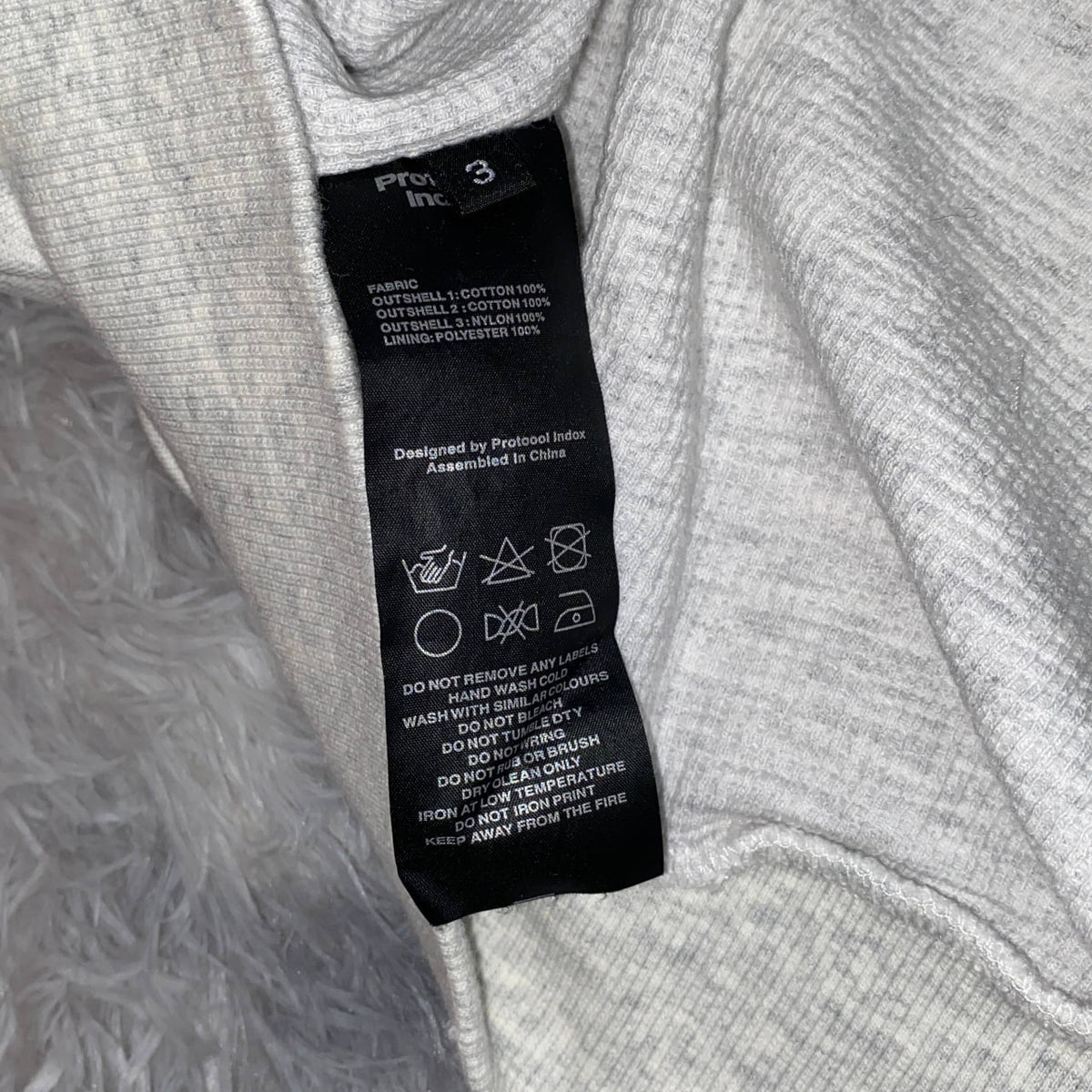 PROTOCOL INDEX PROJECT GR 25FW ZIP-HOODIE