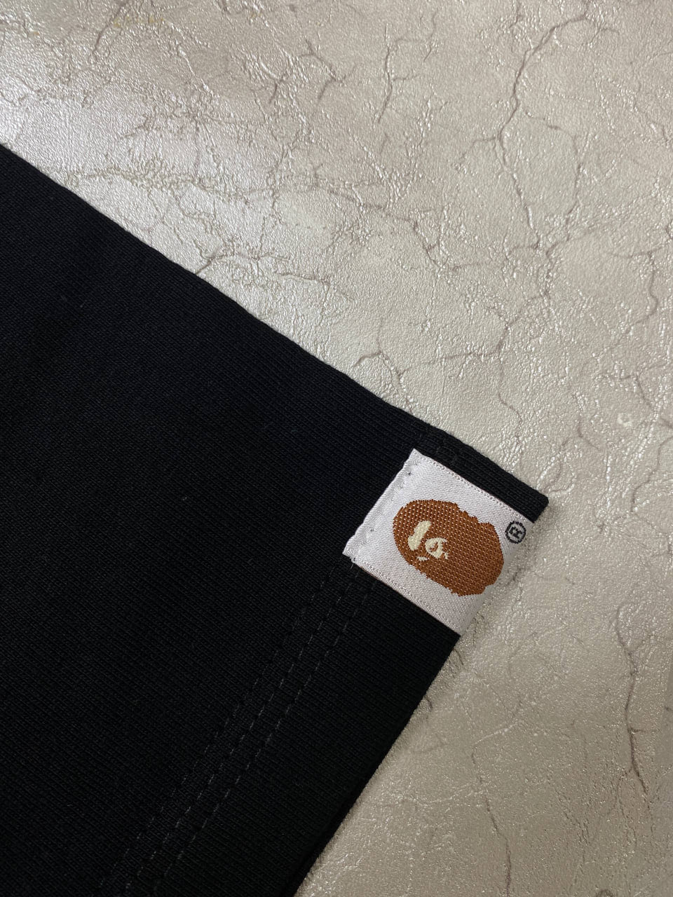 BAPE A BATHING APE BLACK T-SHIRT