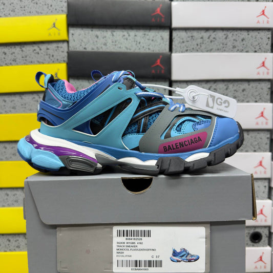 BALENCIAGA TRACK 1.0 BLUE SNEAKERS