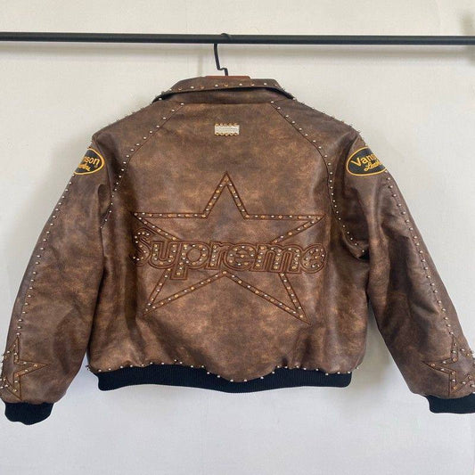 SUPREME VANSON LEATHERS B.B. SIMON JACKET