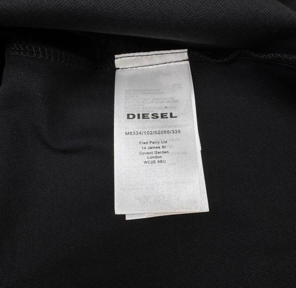 DIESEL BLACK SWEATSHIRT