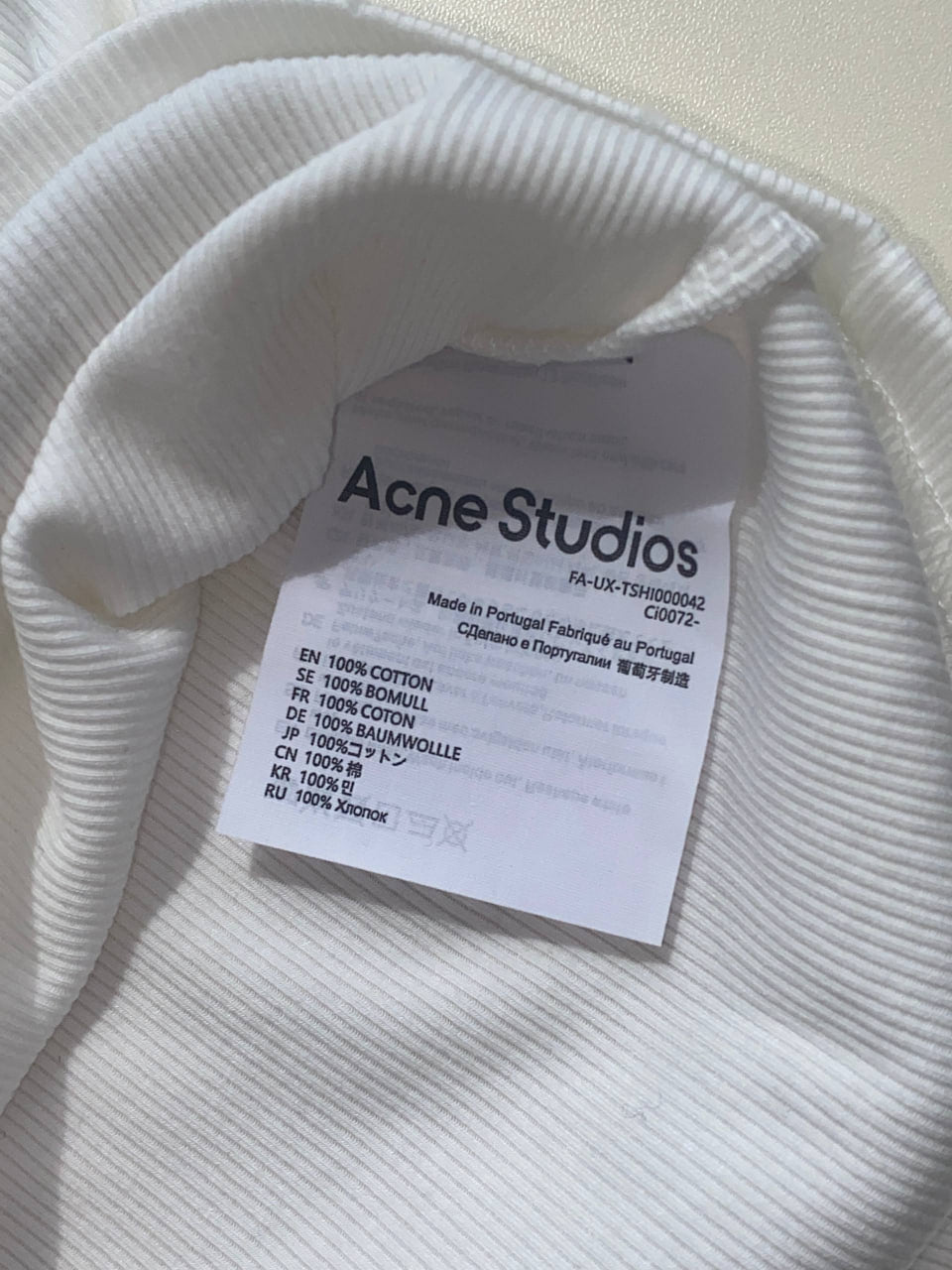 ACNE STUDIOS sleeveless T-shirt
