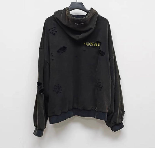 PROJECT GR GRAILZ BLACK ZIP-HOODIE