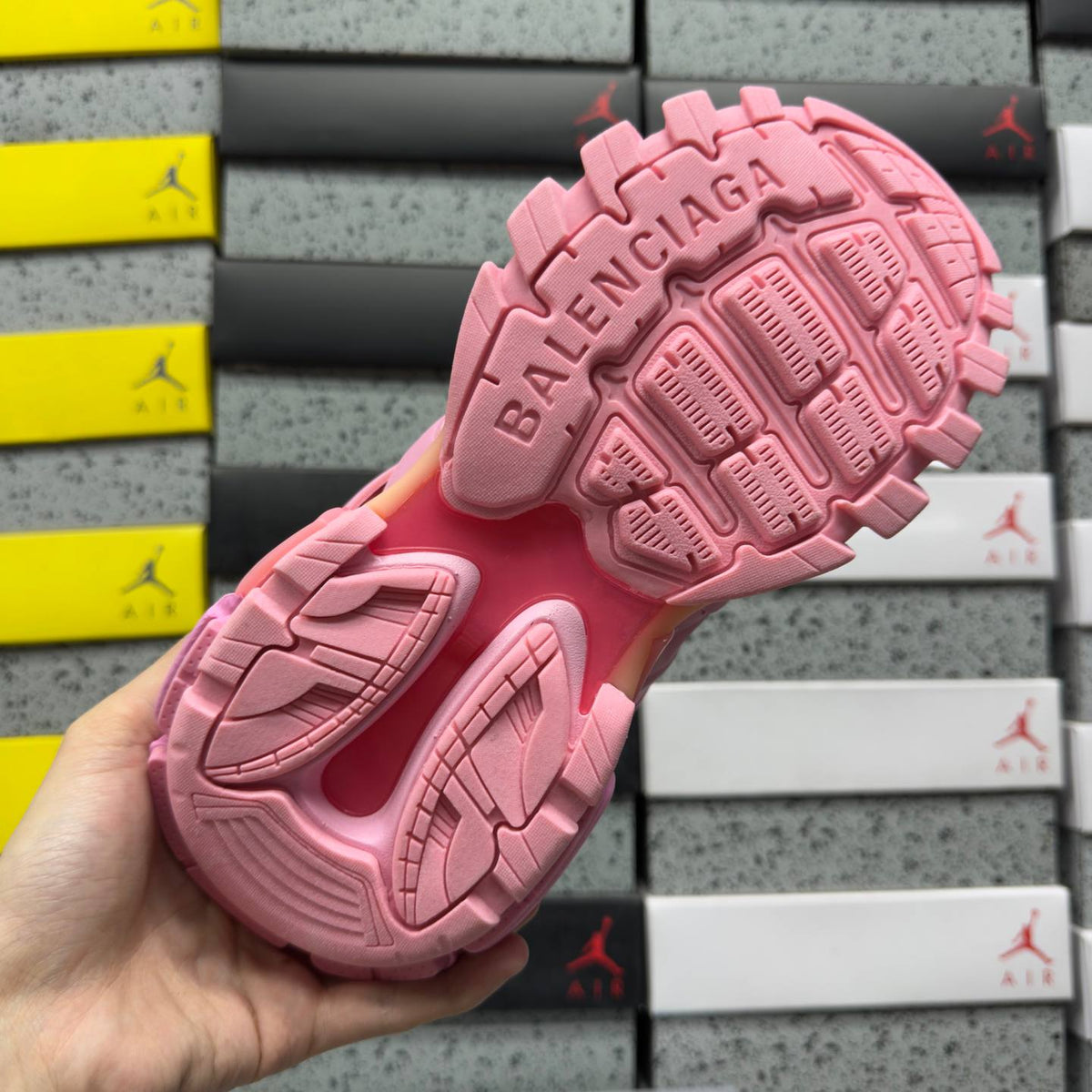 BALENCIAGA TRACK 1.0 PINK SNEAKERS