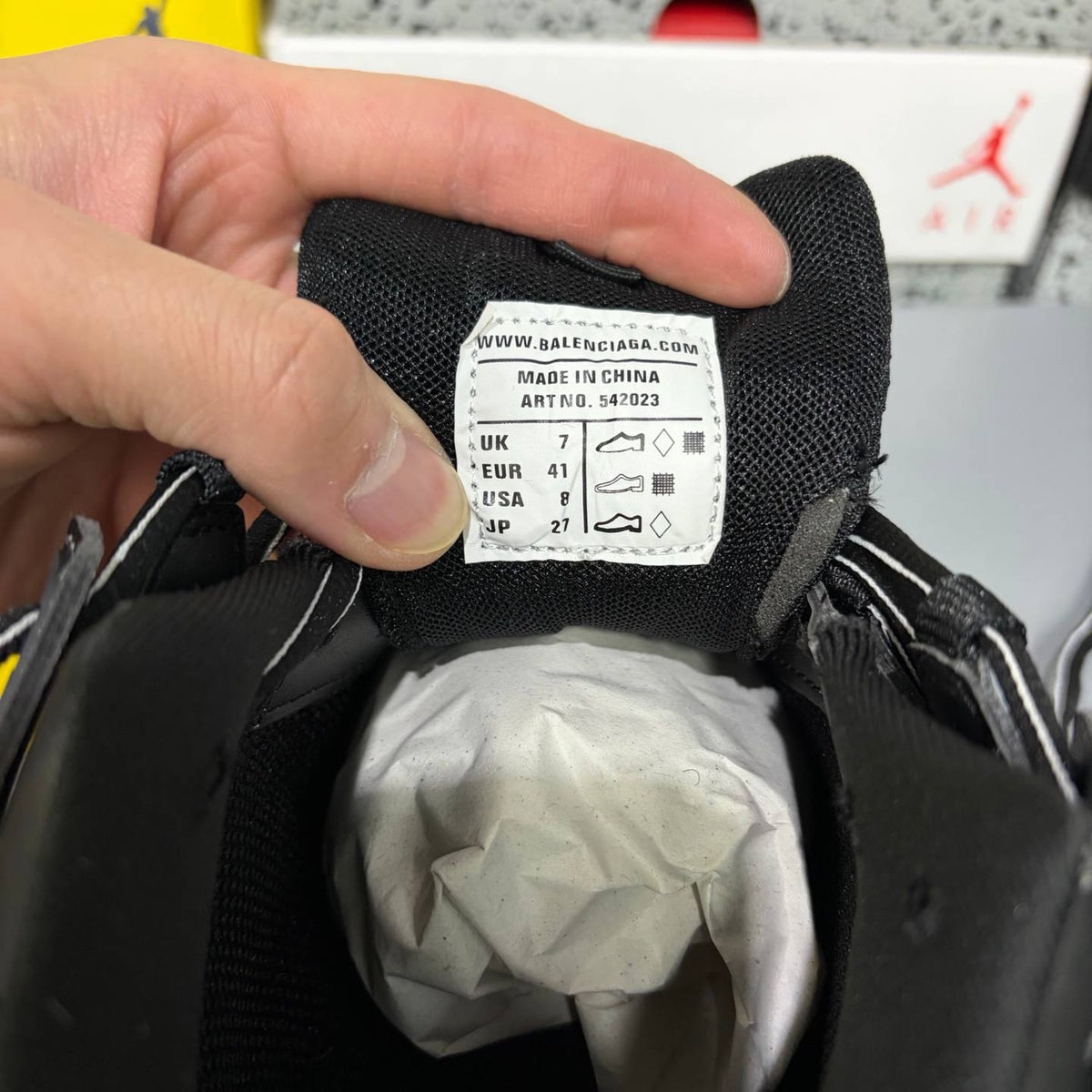 BALENCIAGA TRACK 1.0 BLACK SNEAKERS
