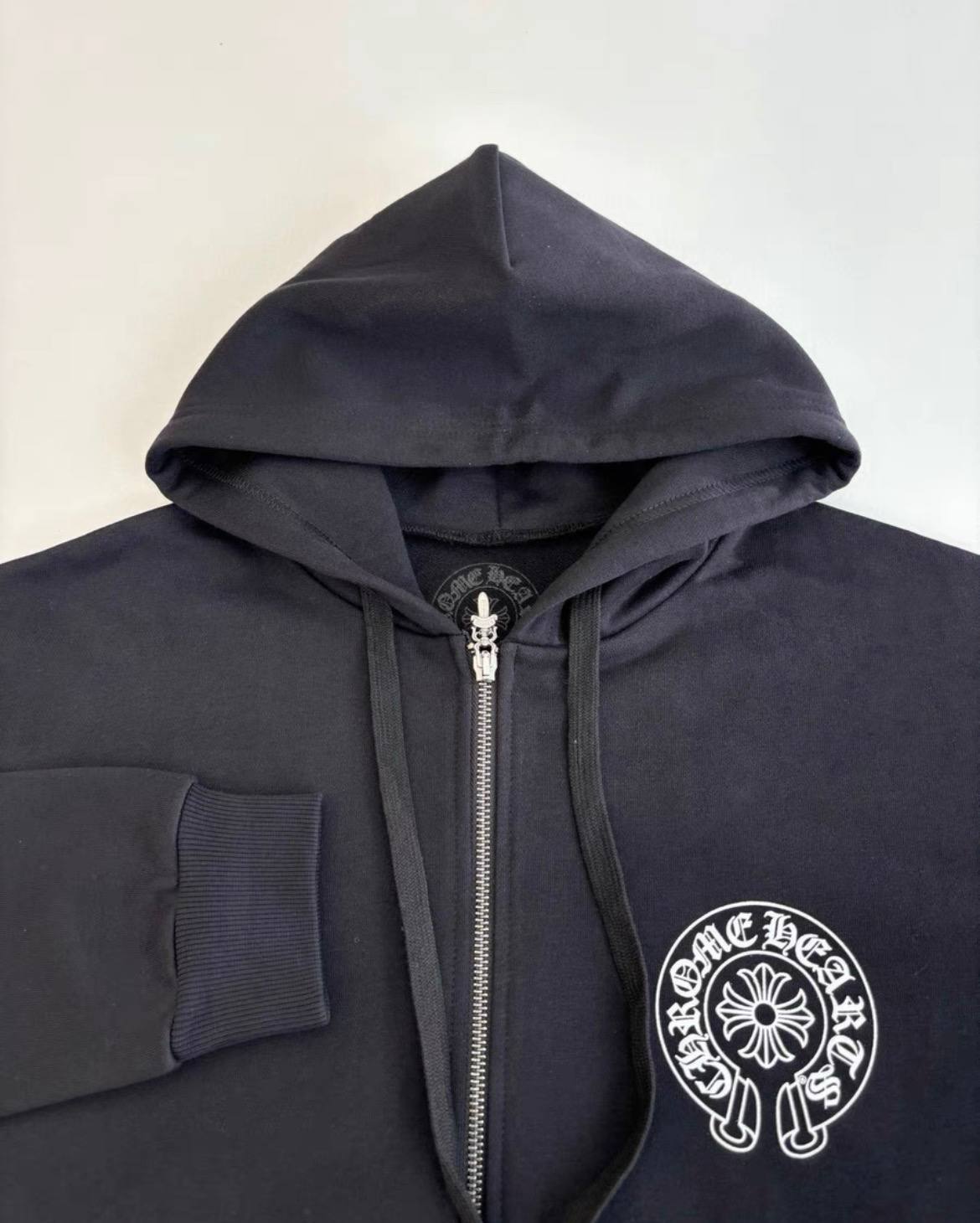 CHROME HEARTS ZIP-HOODIE