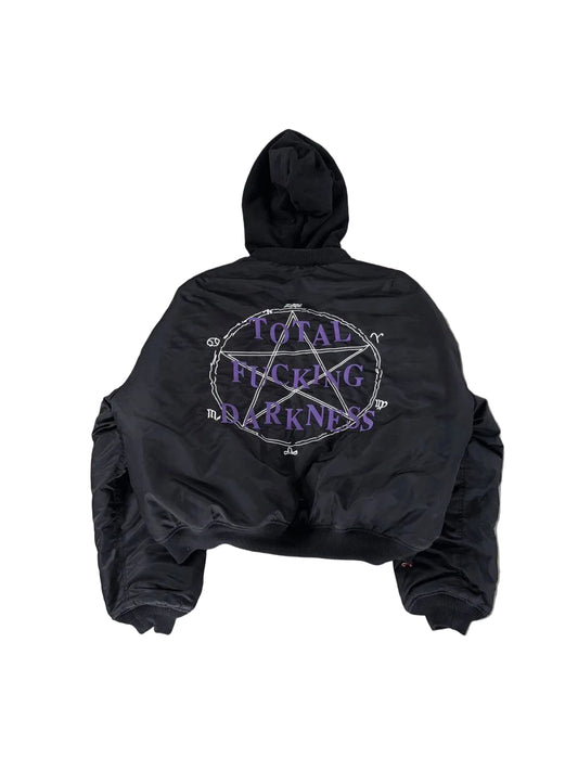 VETEMENTS CROPPED BOMBER JACKET