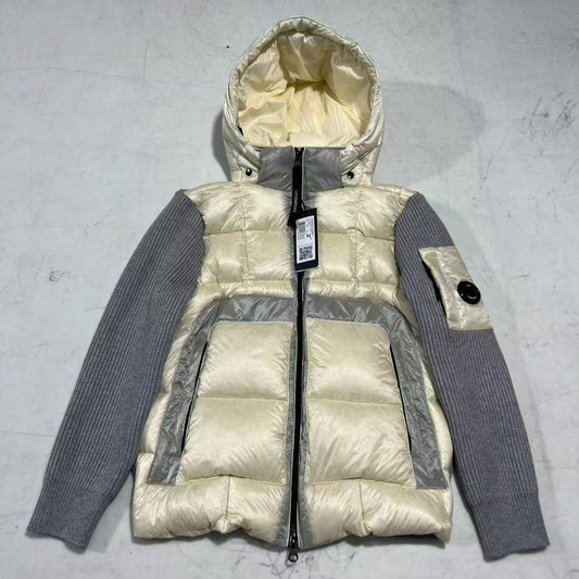 C. P COMPANY D.D SHELL DOWN WHITE JACKET