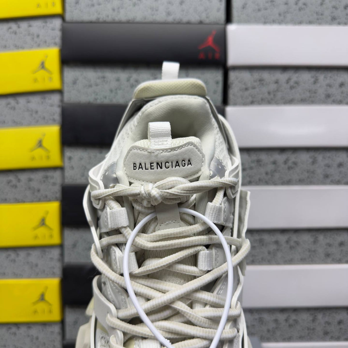 BALENCIAGA TRACK 1.0 WHITE SNEAKERS