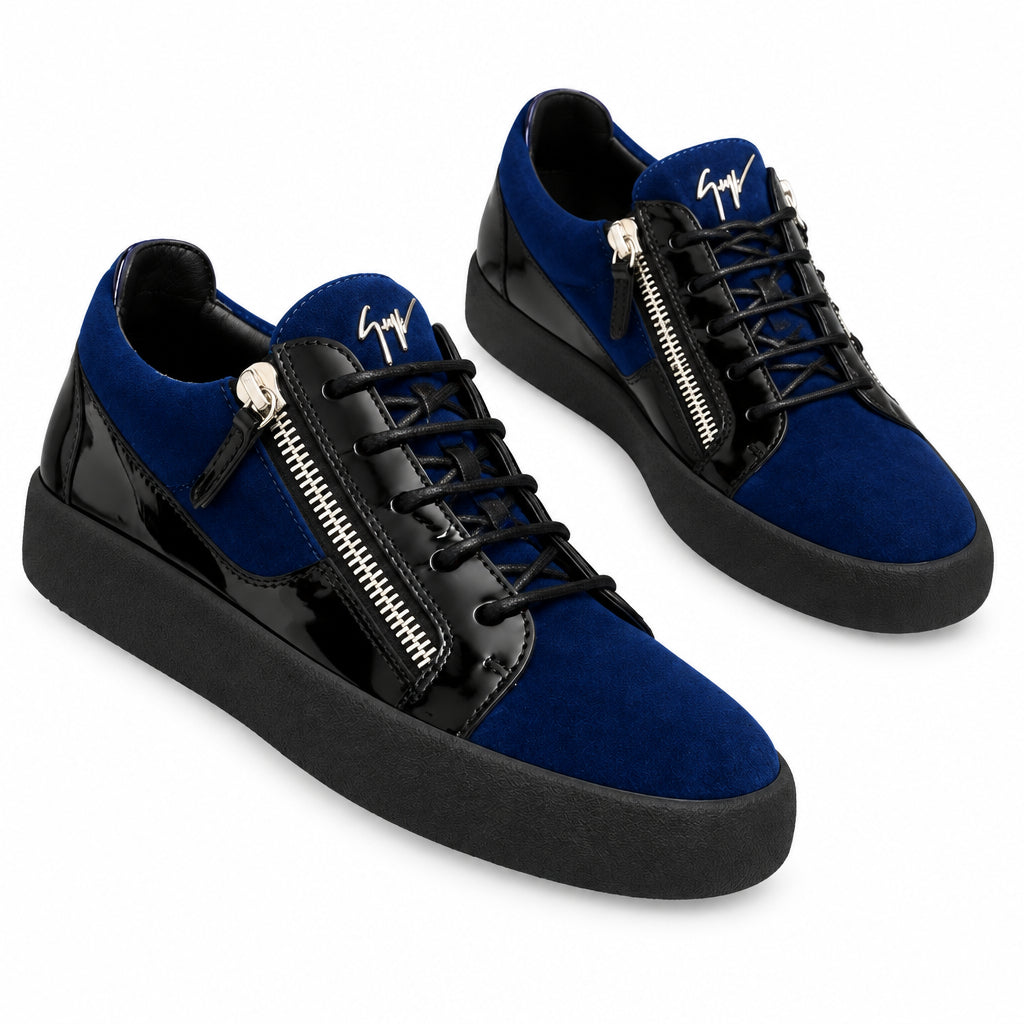 GIUSEPPE ZANOTTI BLUE SNEAKERS