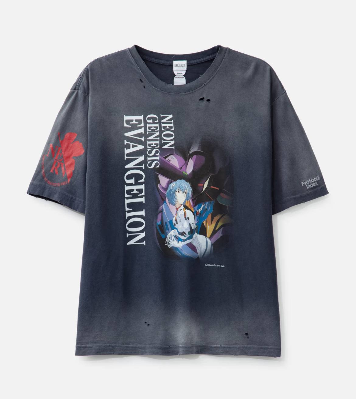 EVANGELION PROTOCOL INDEX  PROJECT G/R T-SHIRT