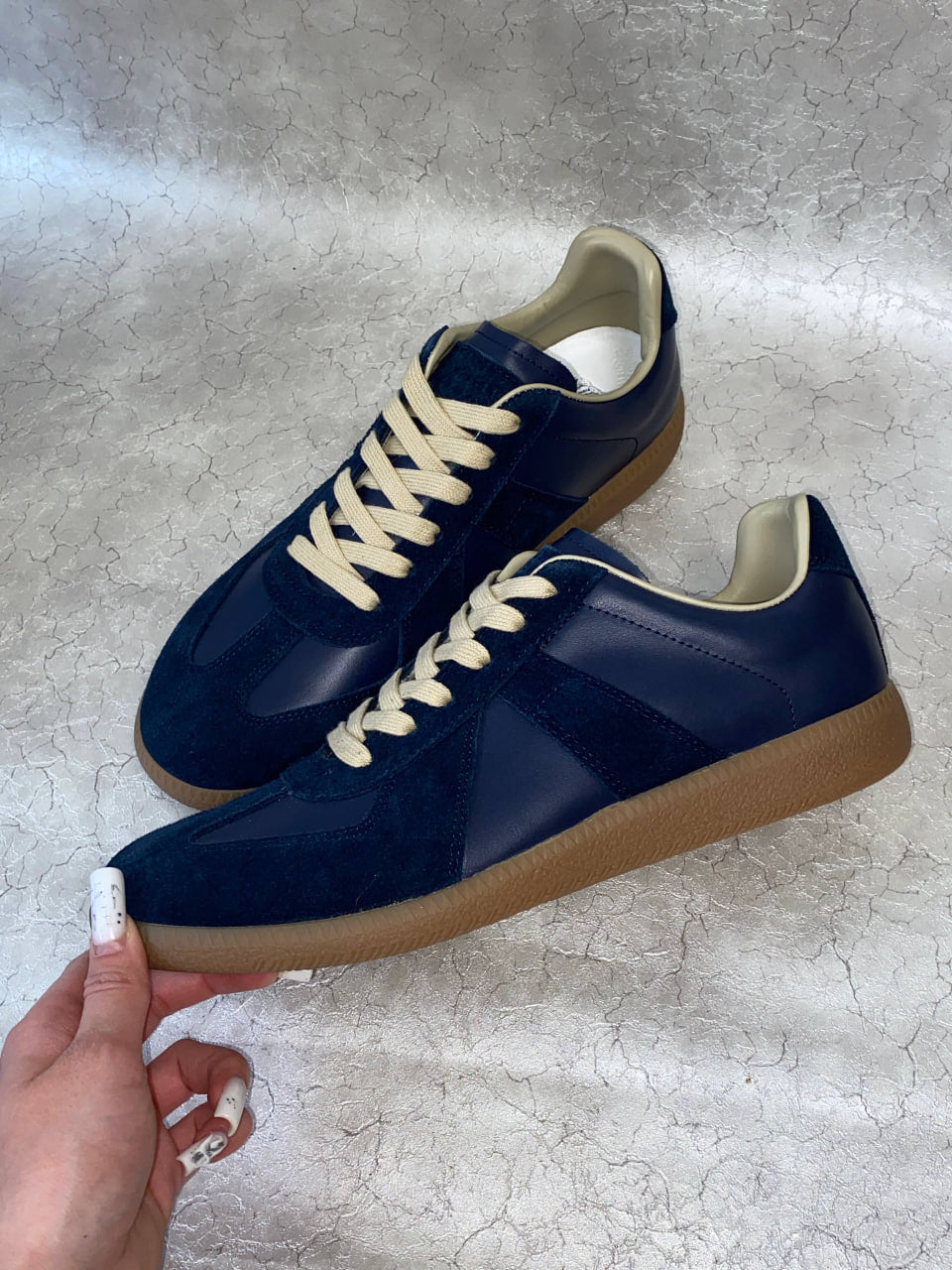 MAISON MARGIELA REPLICA BLUE SNEAKERS