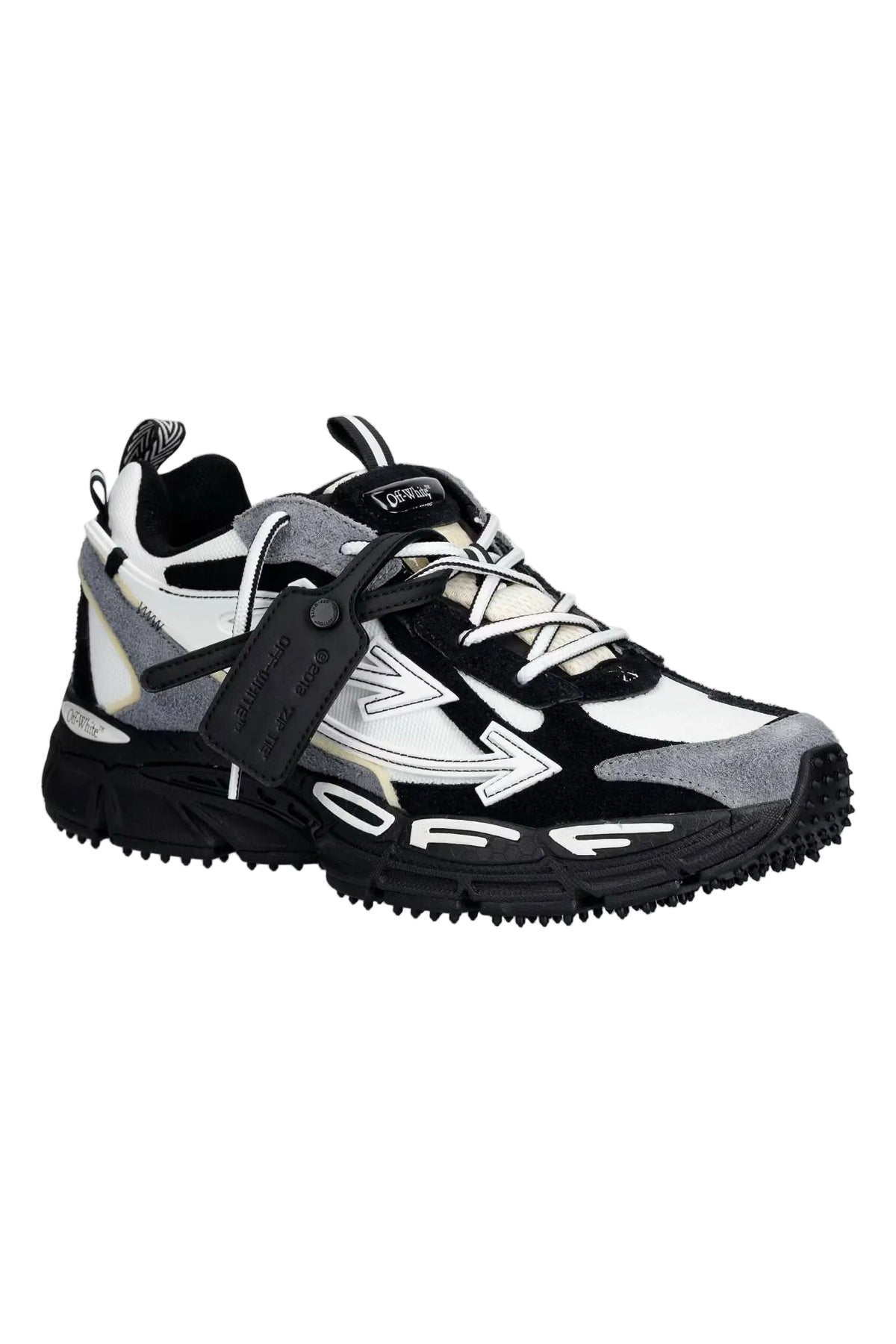 OFF WHITE BE RIGHT BACK LIGHT GREY SNEAKERS