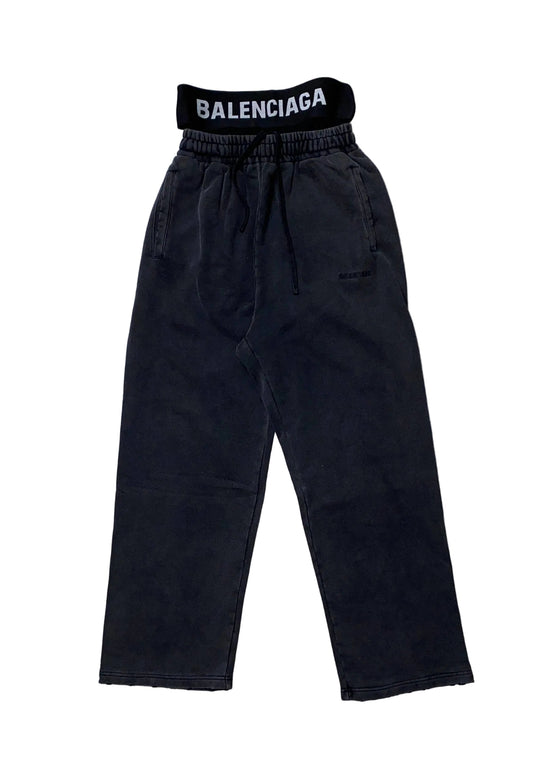 BALENCIAGA BOXER SWEATPANTS BLACK