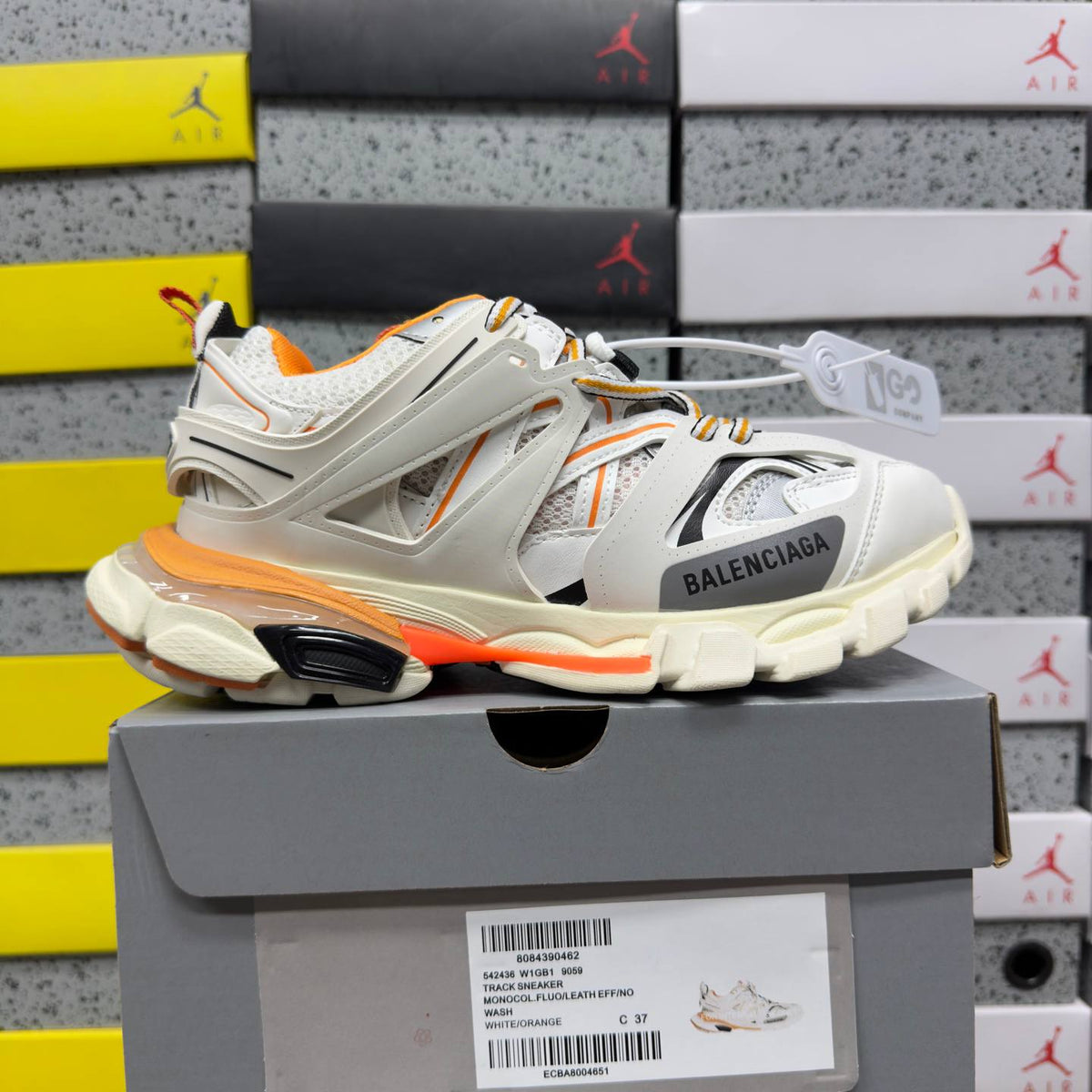 BALENCIAGA TRACK 1.0 WHITE SNEAKERS