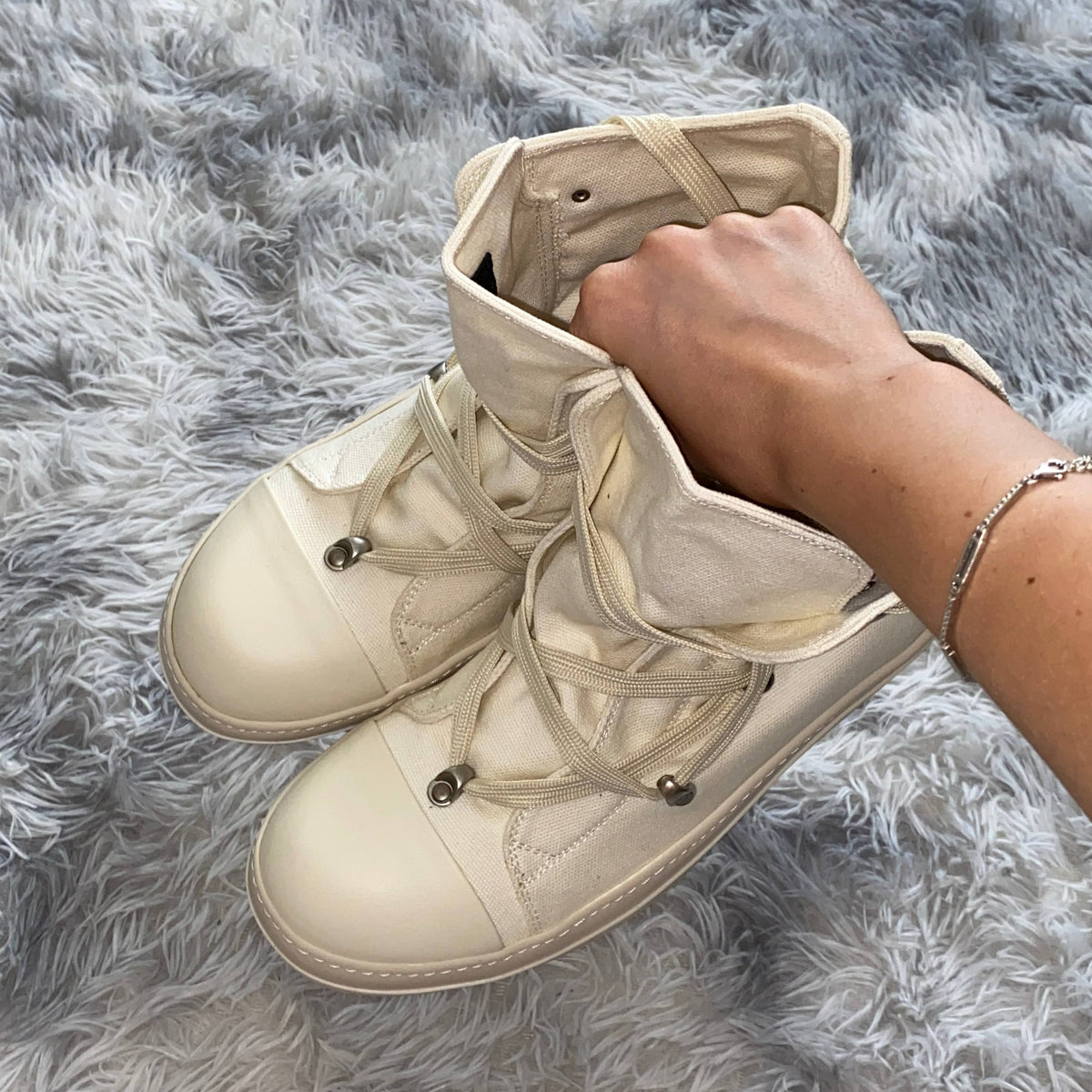 RICK OWENS HEXAGRAM SNEAKERS