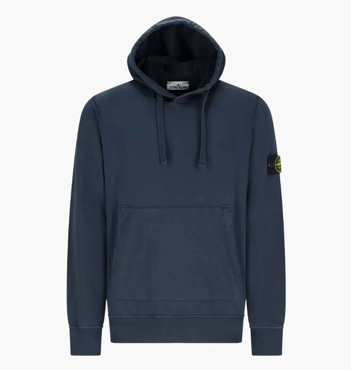 STONE ISLAND LOGO PATCH PULL OVER HOODIE
