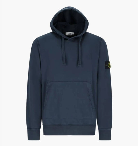 STONE ISLAND LOGO PATCH PULL OVER HOODIE
