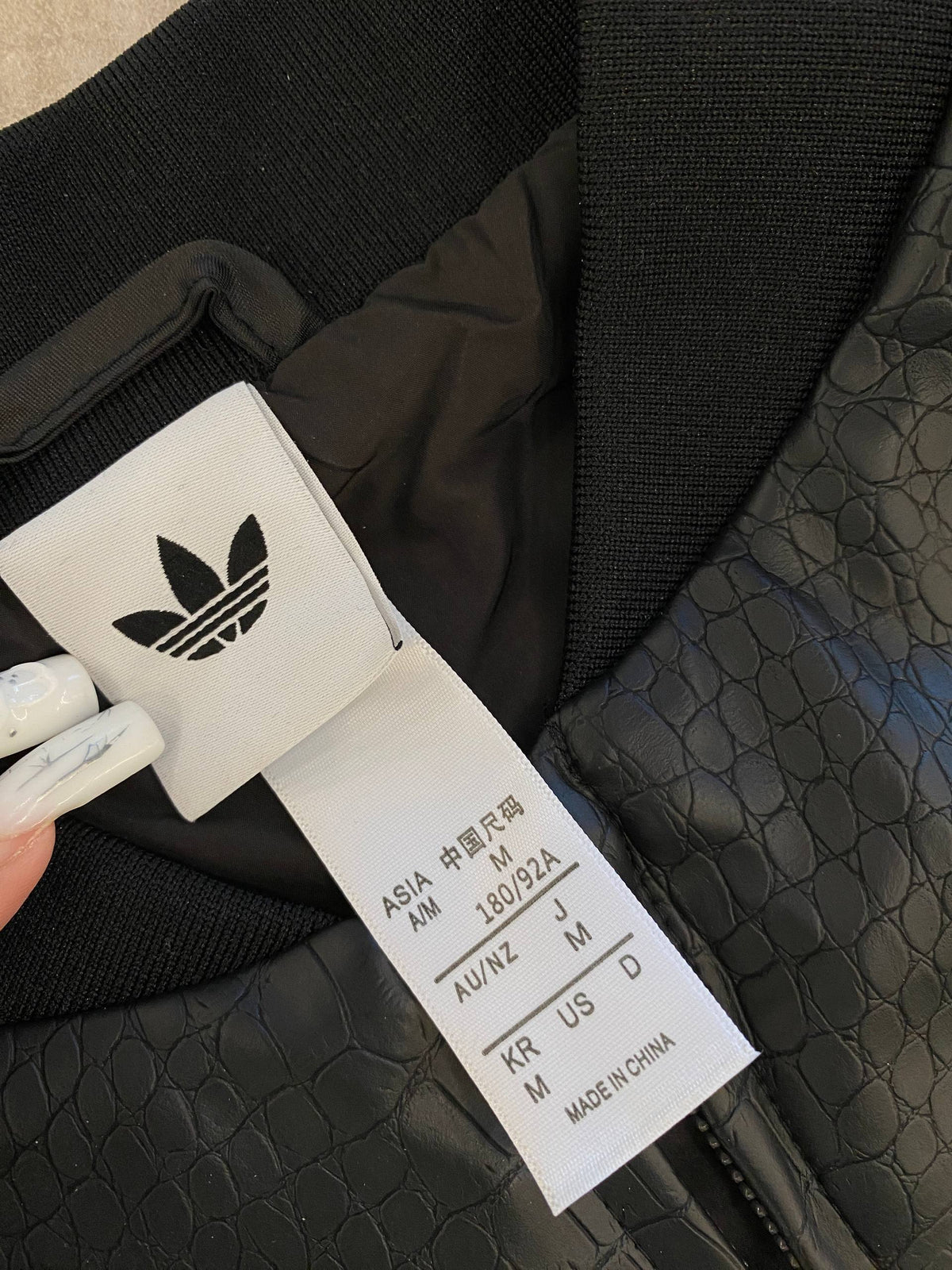 ADIDAS SST PLEATHER JACKET
