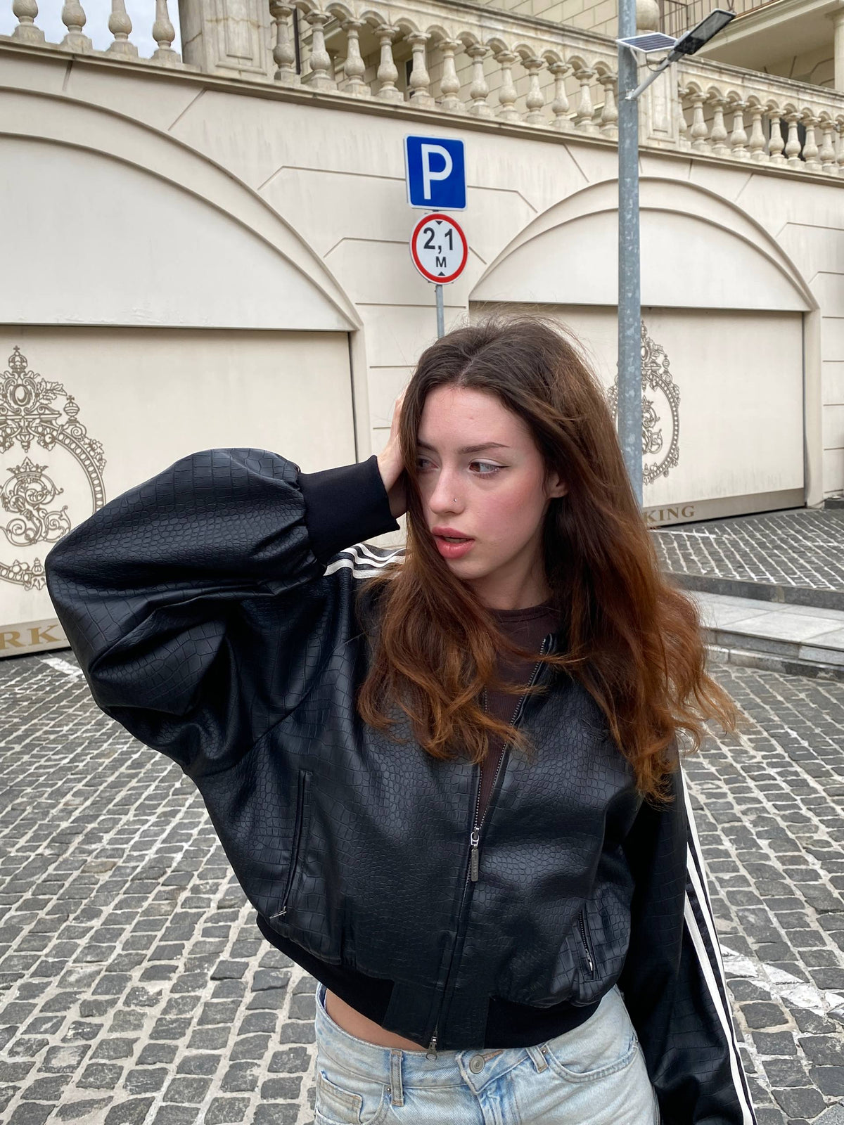ADIDAS SST PLEATHER JACKET