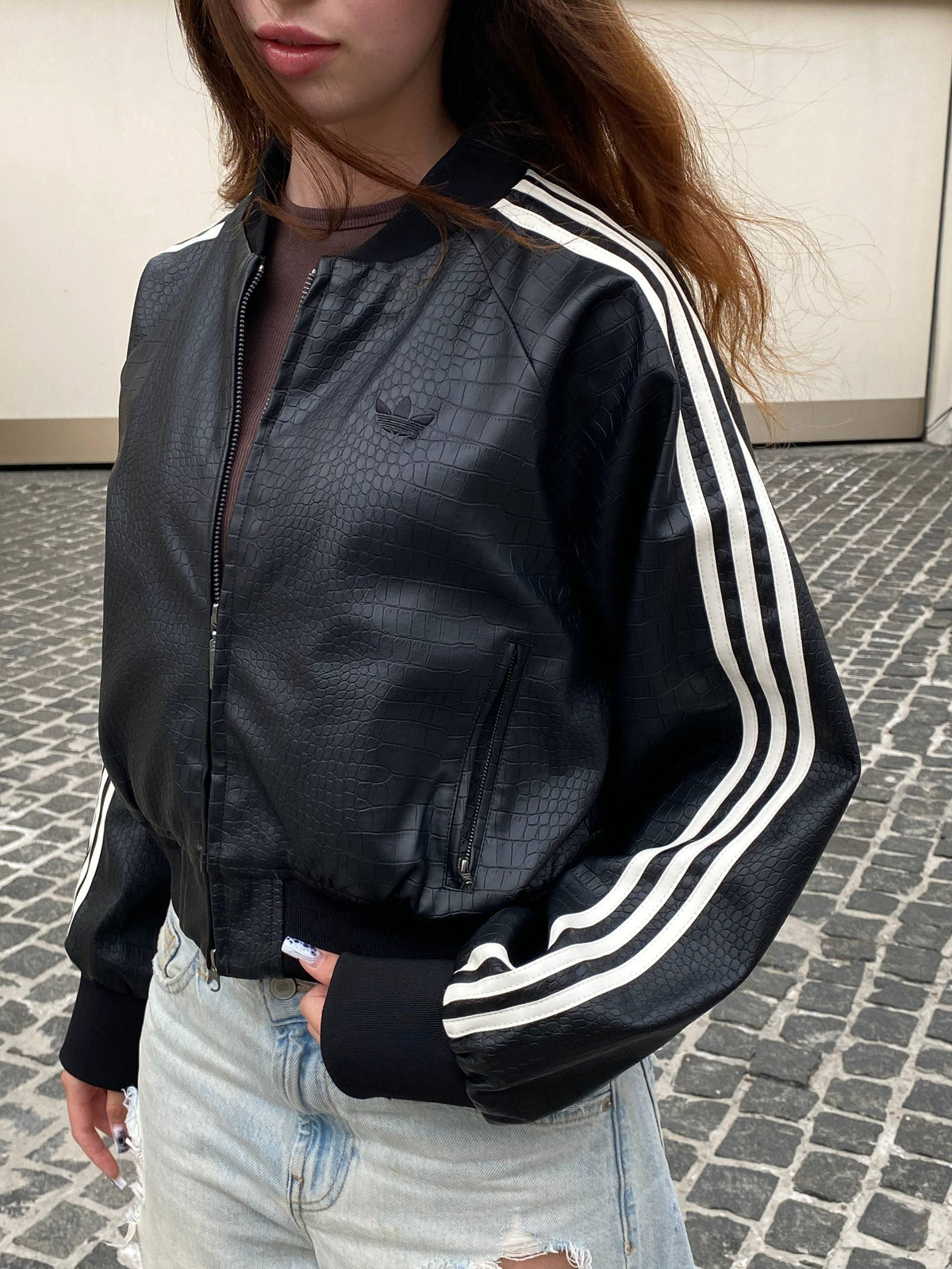 ADIDAS SST PLEATHER JACKET