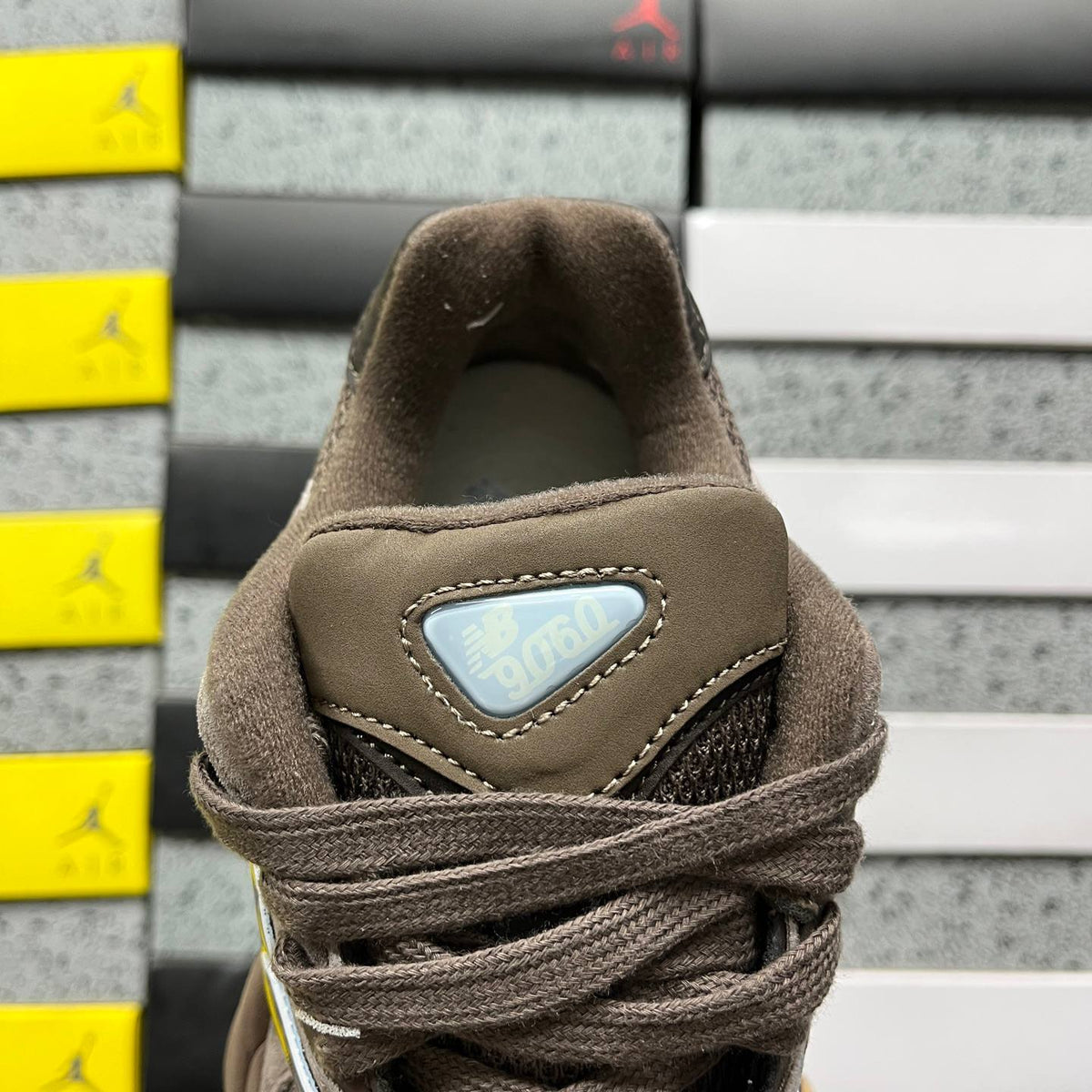 NEW BALANCE 9060 BROWN SNEAKERS