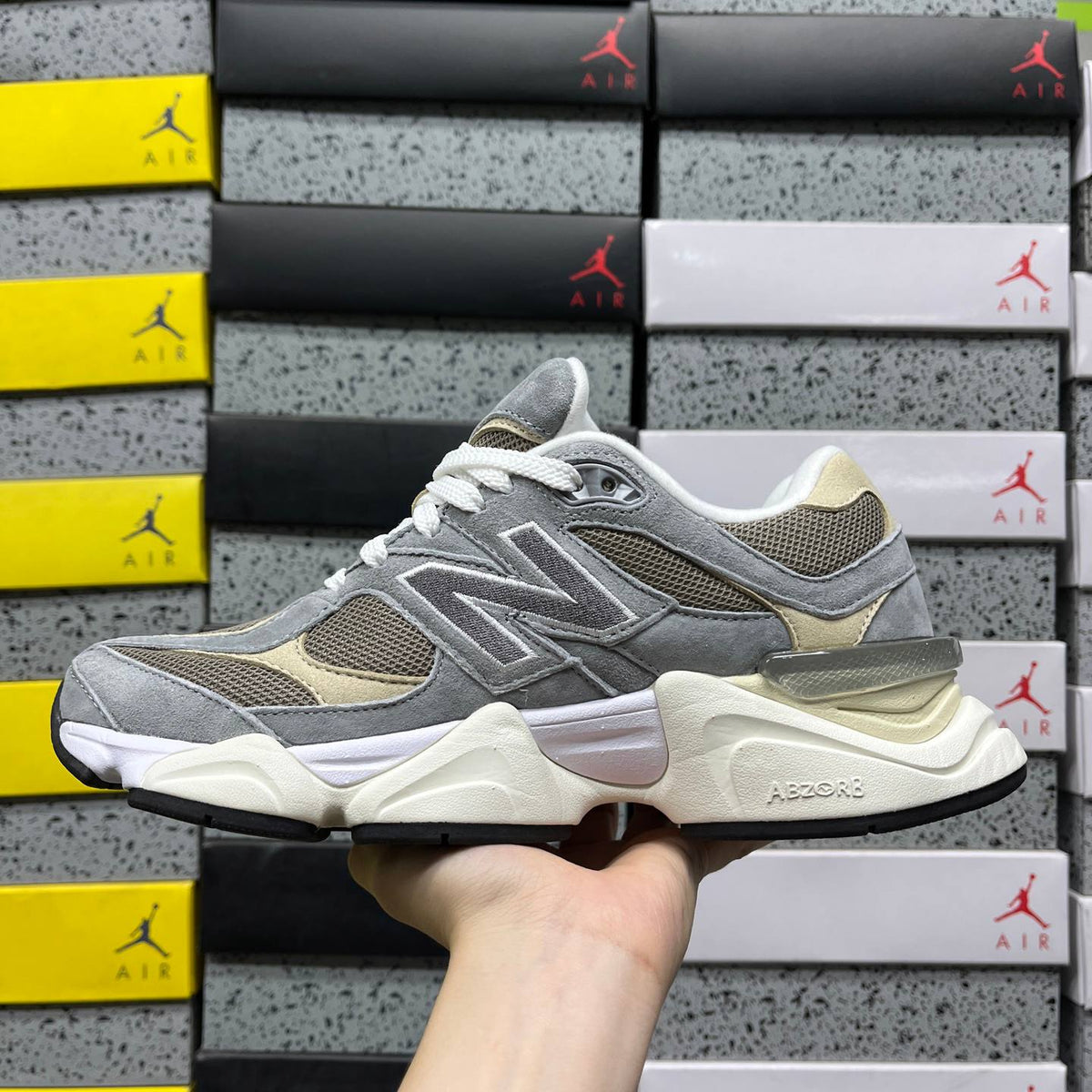 NEW BALANCE 9060 GREY BEIGE SNEAKERS