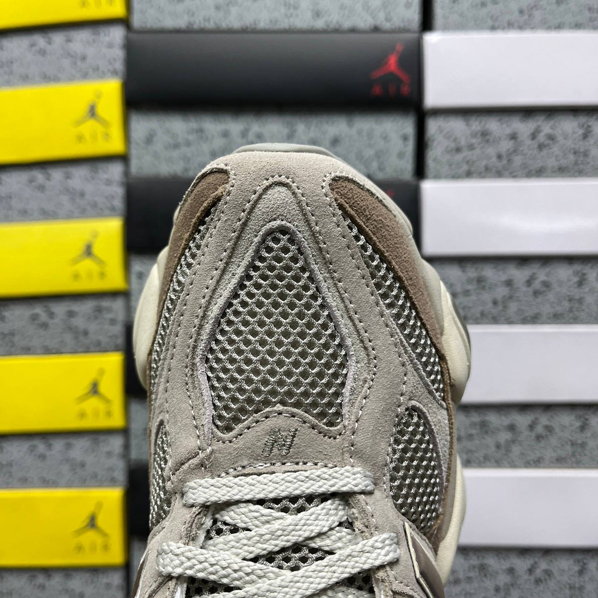 NEW BALANCE 9060 BROWN SNEAKERS