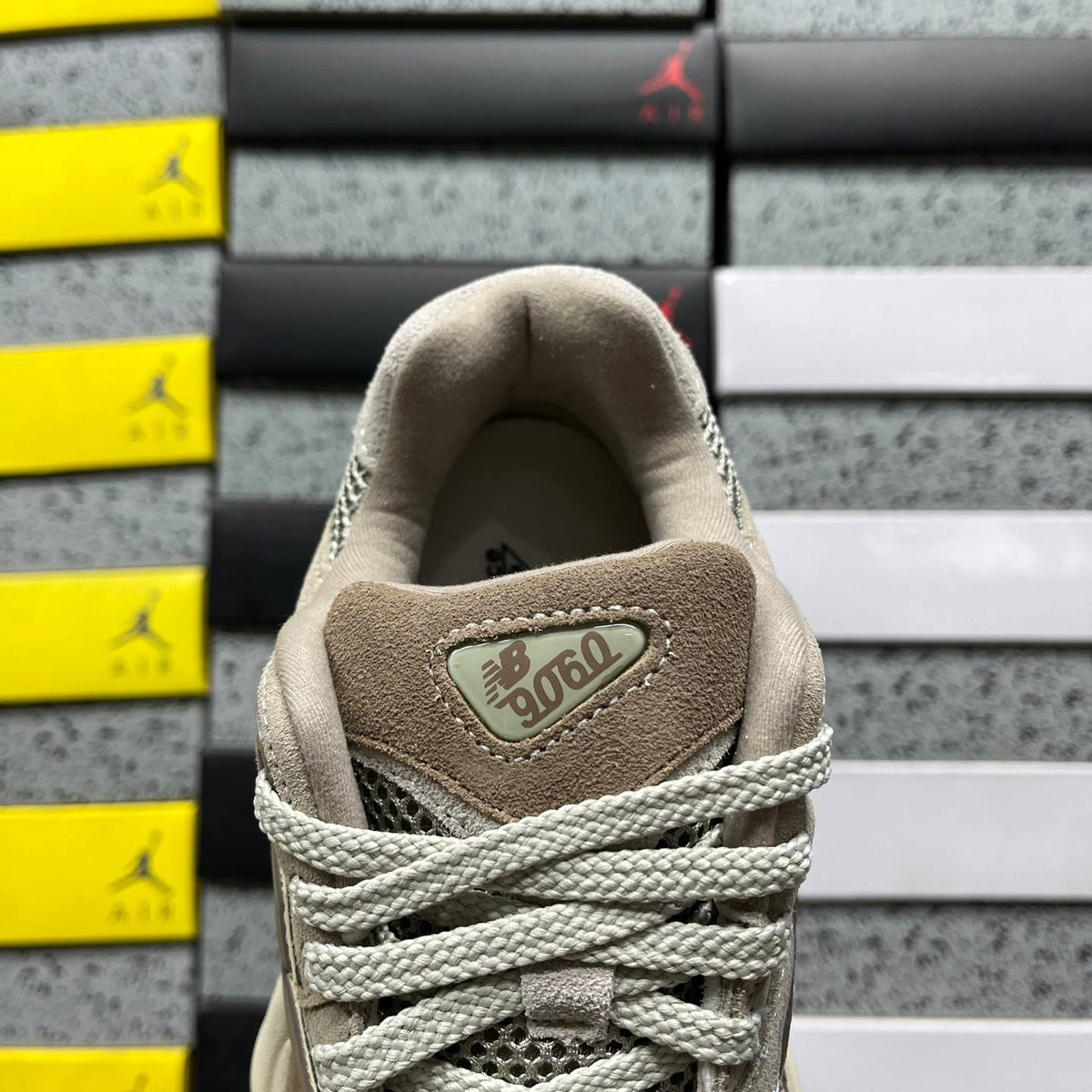 NEW BALANCE 9060 BROWN SNEAKERS