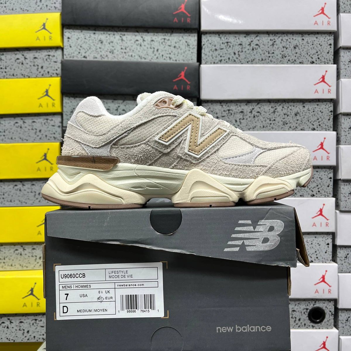 NEW BALANCE 9060 BEIGE SNEAKERS