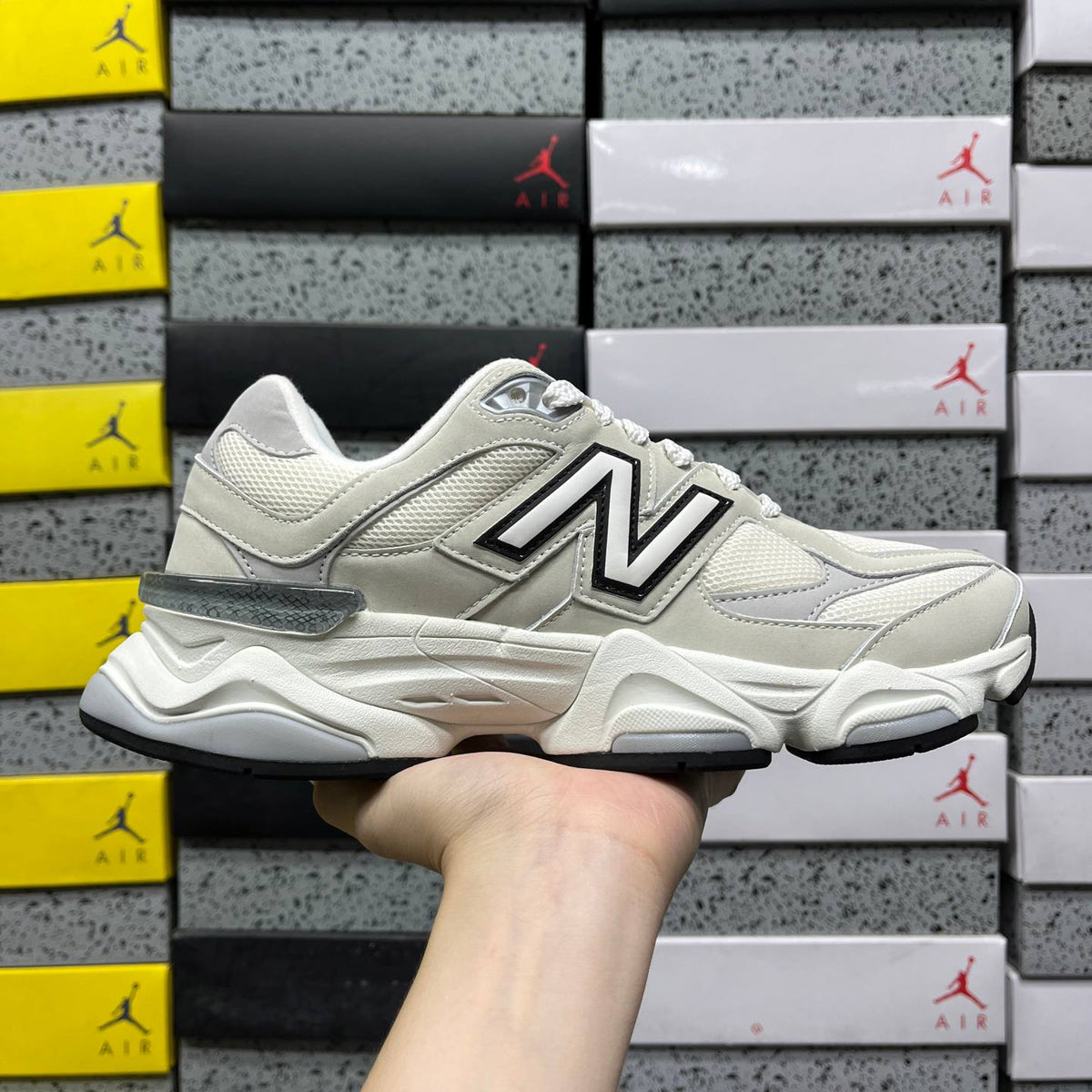 NEW BALANCE 9060 BEIGE SNEAKERS