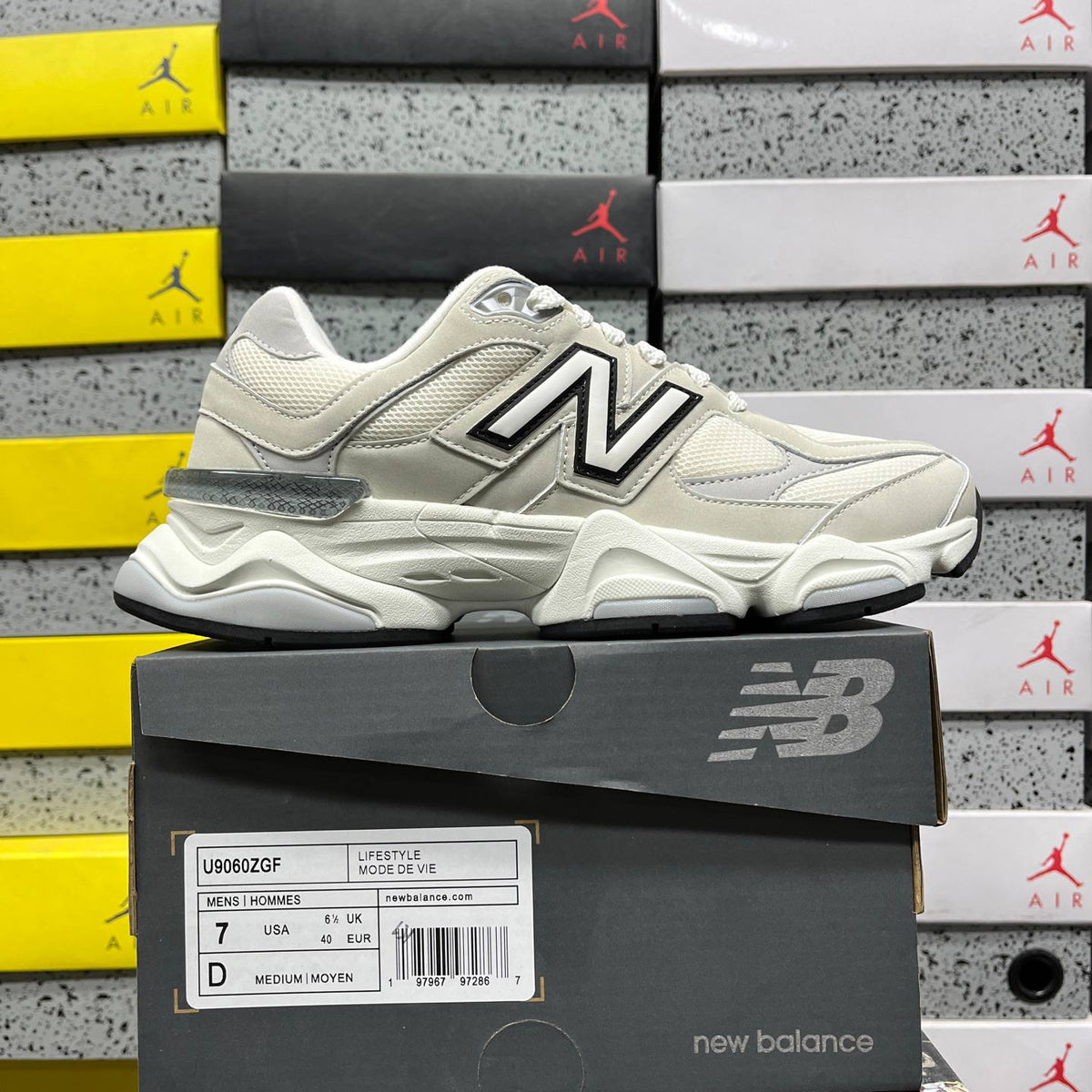 NEW BALANCE 9060 BEIGE SNEAKERS